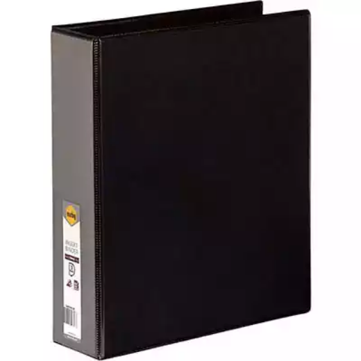 Picture of MARBIG CLEARVIEW INSERT RING BINDER 3D 50MM A4 BLACK