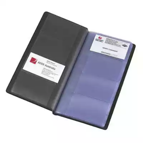 Picture of MARBIG BUSINESS CARD FILE 96 CAPACITY BLACK