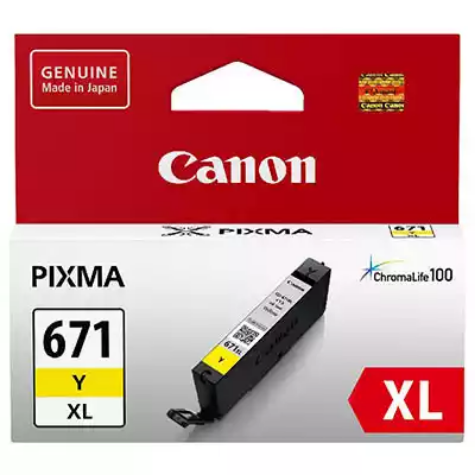 Picture of CANON CLI671XL INK CARTRIDGE HIGH YIELD YELLOW