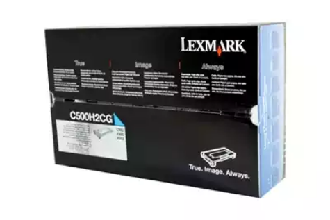 Picture of LEXMARK C500H2CG TONER CARTRIDGE HIGH YIELD CYAN