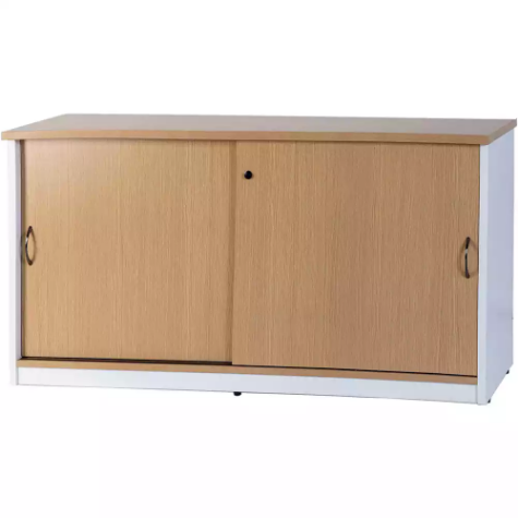 Picture of OXLEY CREDENZA 1200 X 450 X 730MM OAK/WHITE