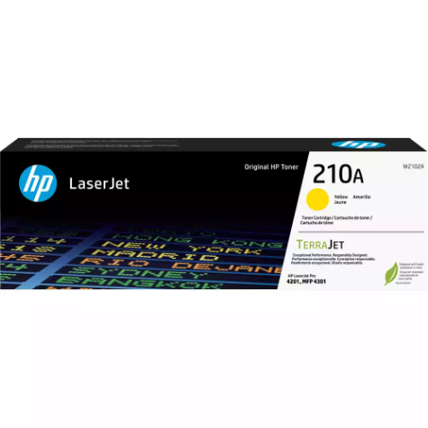 Picture of HP W2102A 210A TONER CARTRIDGE YELLOW