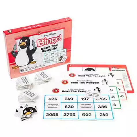 Picture of LEARNING CAN BE FUN BEAT THE PENGUIN BINGO PLACE VALUE GAME