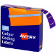 Picture of AVERY 43209 LATERAL FILE LABEL SIDE TAB COLOUR CODE I 25 X 38MM PURPLE PACK 500