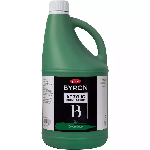 Picture of JASART BYRON ACRYLIC PAINT 2 LITRE GREEN DEEP