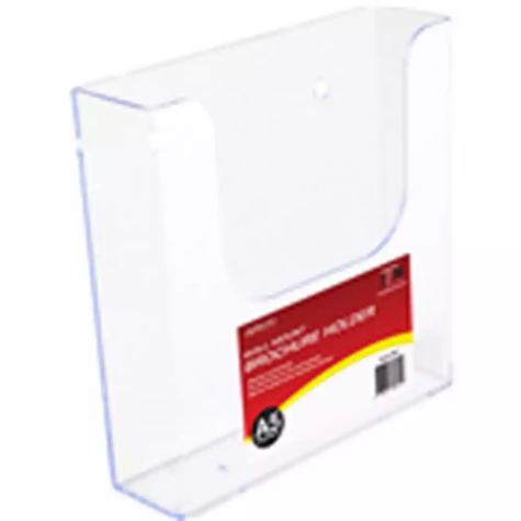 Picture of DEFLECTO BROCHURE HOLDER WALL MOUNT A5 CLEAR