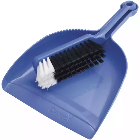 Picture of OATES DUSTPAN AND BRUSH SET BLUE