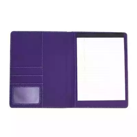 Picture of CUMBERLAND COM124 MAJESTIC CONFERENCE FOLDER PU WITH PAD AND PEN LOOP A4 BLACK/PURPLE