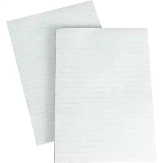 Picture of OLYMPIC WRITING PAD 8MM RULED 50GSM 200 PAGE A4 WHITE