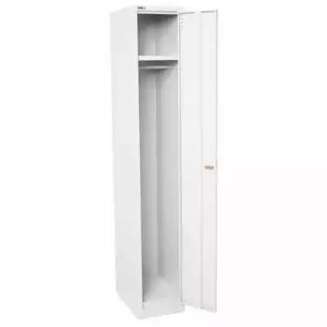 Picture of GO STEEL LOCKER 1 DOOR 305 X 455 X 1830MM FLAT PACK SILVER GREY