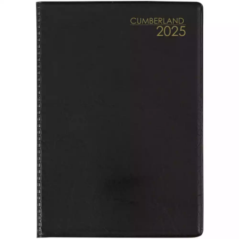 Picture of CUMBERLAND 77PBK POCKET DIARY WEEK TO VIEW A7 BLACK