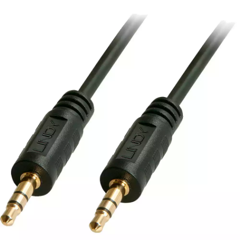 Picture of LINDY 35644 3.5MM STEREO AUDIO CABLE 5M BLACK