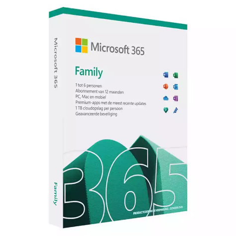 Picture of MICROSOFT 365 FAMILY 1 YEAR SUBSCRIPTION