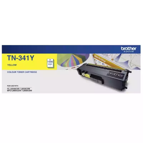 Picture of BROTHER TN341Y TONER CARTRIDGE YELLOW