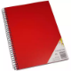 Picture of QUILL VISUAL ART DIARY 110GSM 120 PAGE A4 PP RED