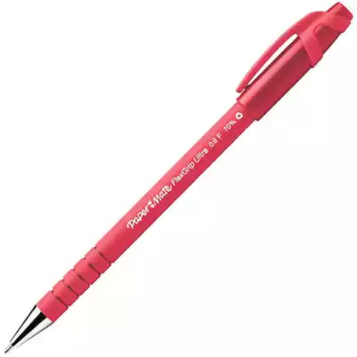 Picture of PAPERMATE FLEXGRIP ULTRA BALLPOINT PEN MEDIUM RED