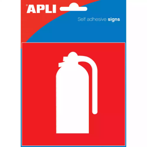 Picture of APLI FIRE EXTINGUISHER SIGN SELF ADHESIVE 114 X 114MM