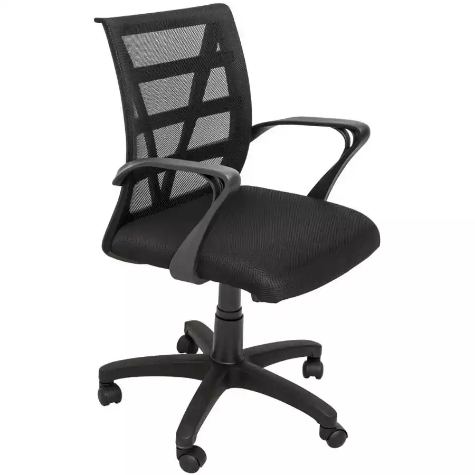 Picture of RAPIDLINE VIENNA MESH CHAIR MEDIUM BACK BLACK