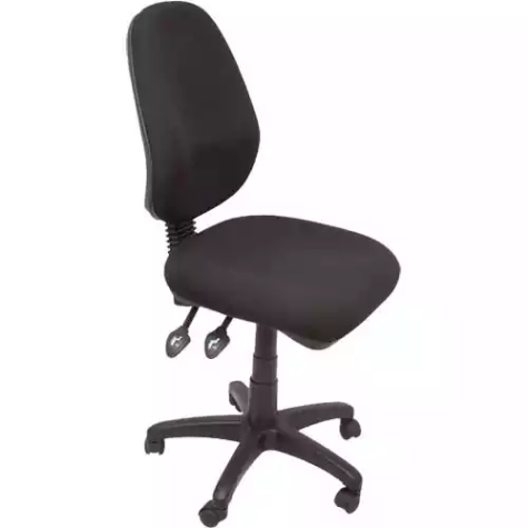 Picture of RAPIDLINE EC070BH OPERATOR CHAIR HIGH BACK 2 LEVER BLACK