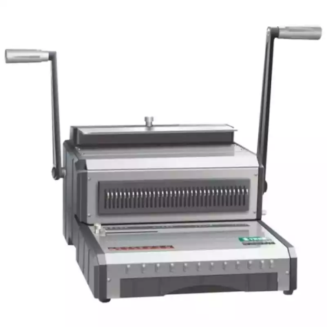 Picture of QUPA S310 MANUAL BINDING MACHINE WIRE COMB GREY