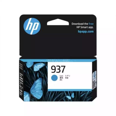 Picture of HP 937 ORIGINAL INK CARTRIDGE CYAN