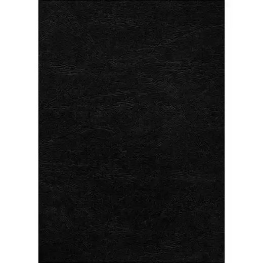 Picture of GOLD SOVEREIGN BINDING COVER LEATHERGRAIN 350GSM A4 BLACK PACK 100