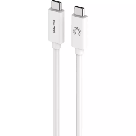 Picture of COMSOL CABLE USB-C TO USB-C 10GBPS 1M WHITE