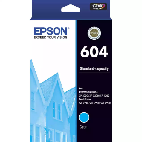 Picture of EPSON 604 INK CARTRIDGE CYAN