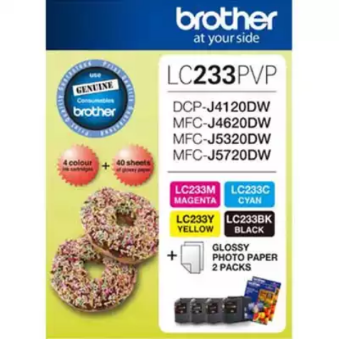 Picture of BROTHER LC233 INK CARTRIDGE PHOTO COLOUR VALUE PACK