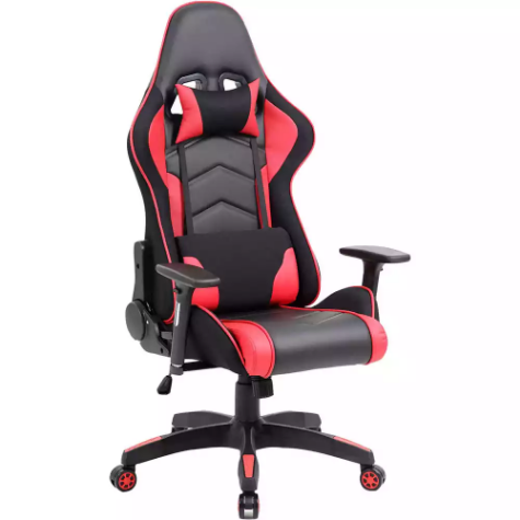 Picture of MUSTANG GAMING CHAIR HIGH BACK ARMS PU RED/BLACK