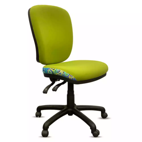 Picture of ORANGE DUST SPECTRUM ALICE OFFICE CHAIR HIGH BACK 510 X 490 X 960MM EUCALYPTUS GREEN