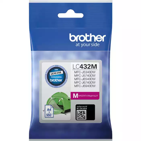 Picture of BROTHER LC432 INK CARTRIDGE MAGENTA