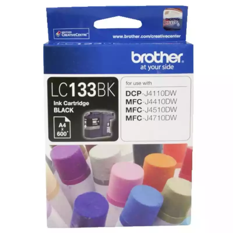 Picture of BROTHER LC133BK INK CARTRIDGE BLACK