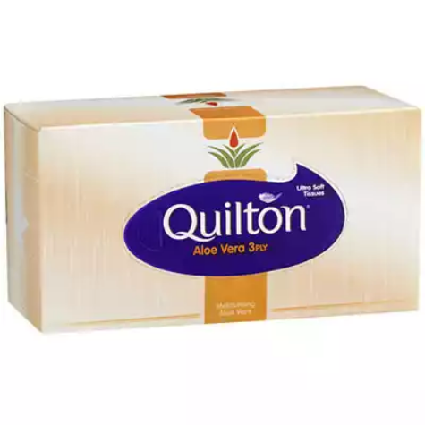 Picture of QUILTON TISSUES ALOE 3-PLY WHITE BOX 110