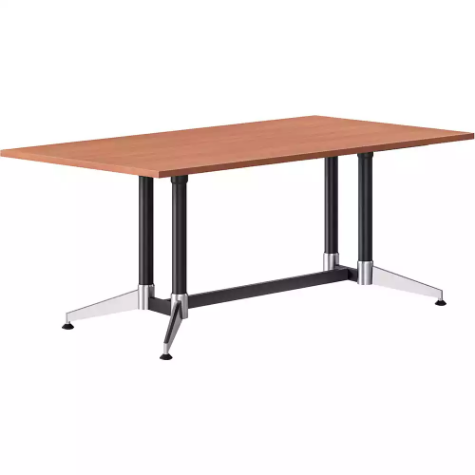 Picture of RAPIDLINE TYPHOON MEETING TABLE RECTANGLE 1800W X 750D MM CHERRY TOP