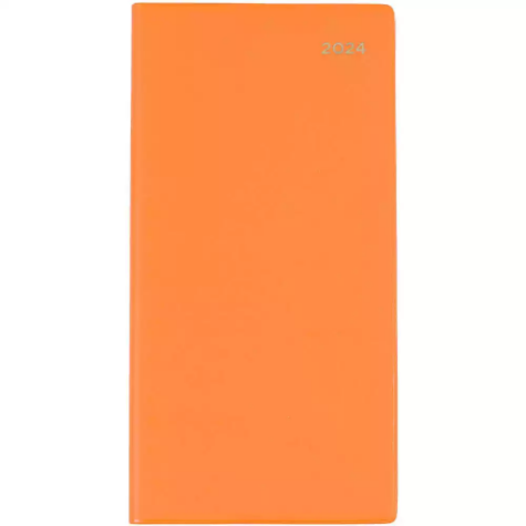 Picture of COLLINS BELMONT COLOURS POCKET 377P.V44 DIARY WEEK TO VIEW B6/7 PORTRAIT ORANGE