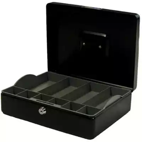 Picture of ESSELTE CLASSIC CASH BOX 300 X 230 X 90MM SIZE 12 BLACK