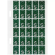 Picture of AVERY 44419 LATERAL FILE LABEL TOP TAB COLOUR CODE S 20 X 30MM DARK GREEN WITH STRIPE PACK 150