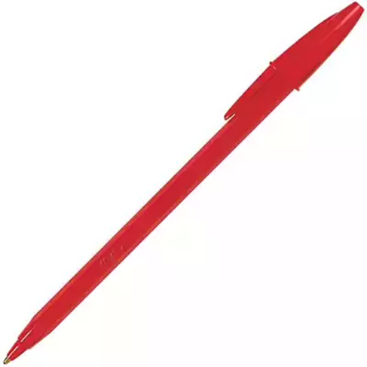 Picture of BIC ECONOMY BALLPOINT PENS MEDIUM RED BOX 12