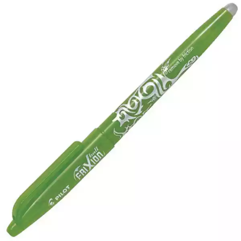 Picture of PILOT FRIXION ERASABLE GEL INK PEN 0.7MM LIGHT GREEN