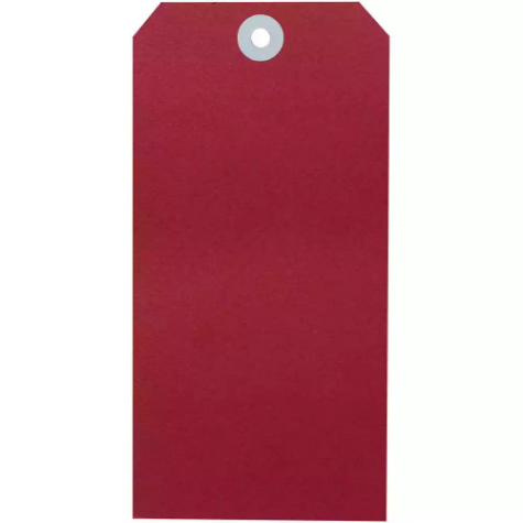 Picture of AVERY 18110 SHIPPING TAG SIZE 8 160 X 80MM RED BOX 1000