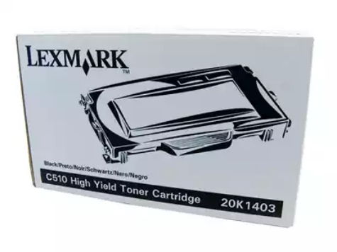 Picture of LEXMARK 20K1403 TONER CARTRIDGE HIGH YIELD BLACK