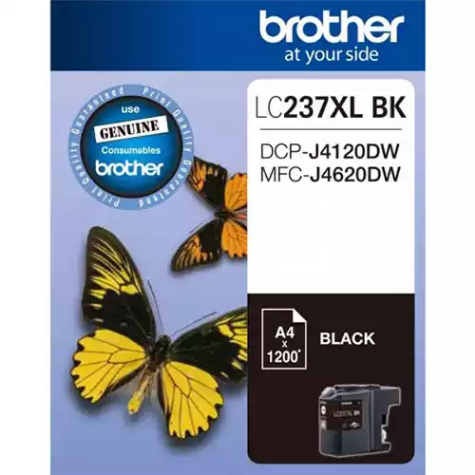 Picture of BROTHER LC237XLBK INK CARTRIDGE HIGH YIELD BLACK