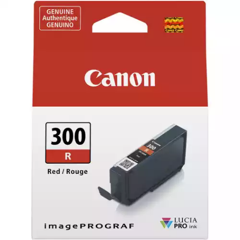 Picture of CANON PFI300 INK TANK RED