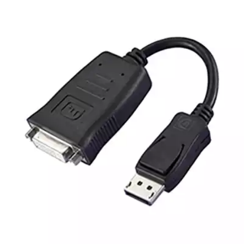 Picture of COMSOL DISPLAYPORT ADAPTER MALE TO SINGLE LINK DVI-D FEMALE ACTIVE 150MM BLACK