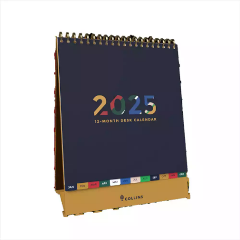 Picture of COLLINS EDGE MIRA EDMRDC DESK CALENDAR MONTH TO VIEW 220 X 175MM