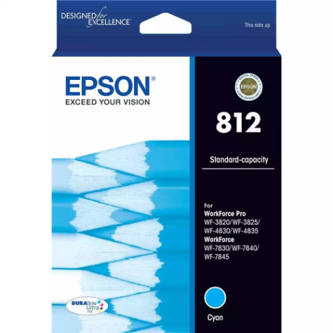 Picture of EPSON 812 INK CARTRIDGE CYAN