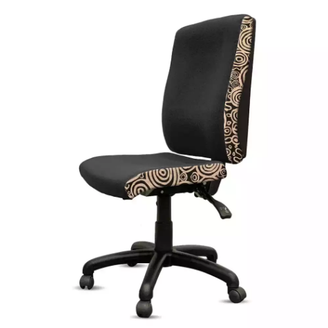 Picture of ORANGE DUST KATHERINE CHAIR HIGH BACK 510 X 450 X 990MM DOTS BLACK