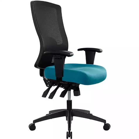 Picture of BURO TIDAL CHAIR HIGH MESH BACK ARMS TEAL