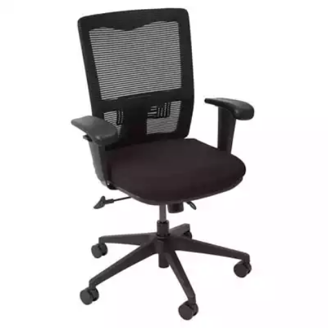 Picture of RAPIDLINE OPERATOR CHAIR MESH BACK WITH ARMS BLACK